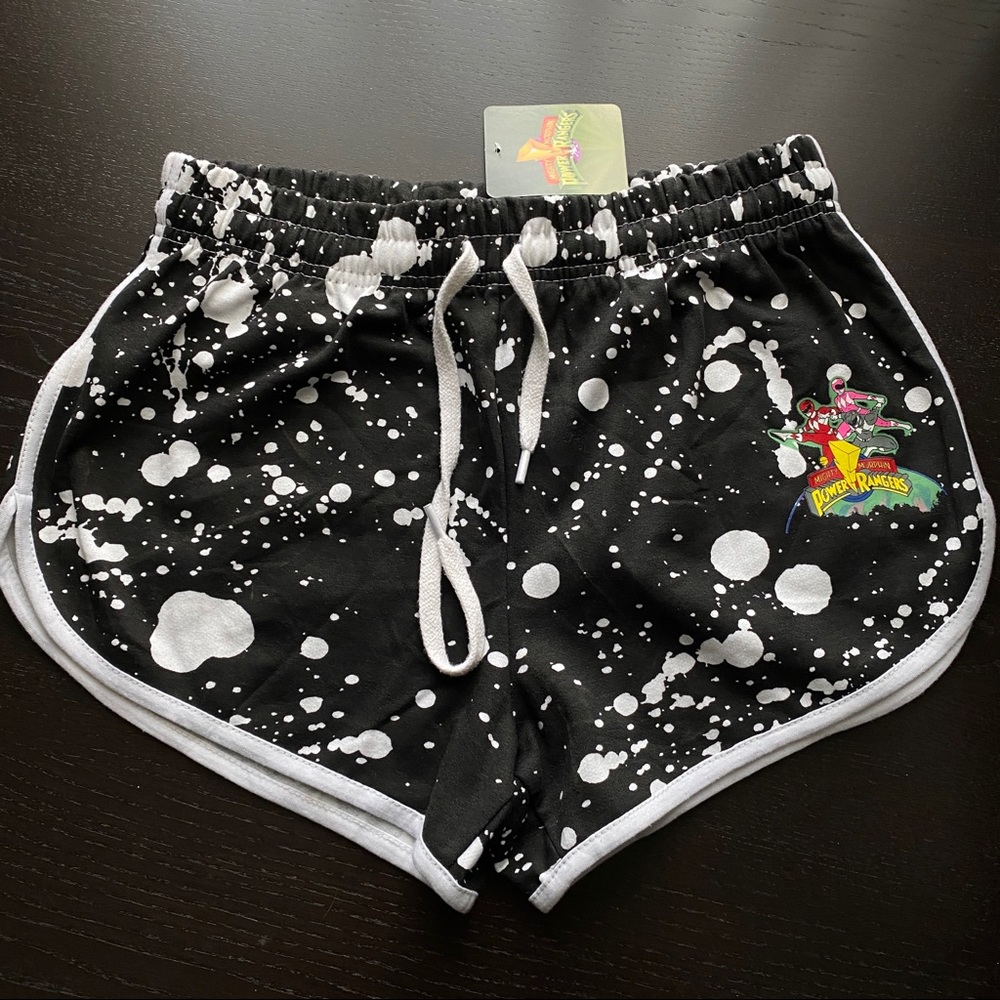 🌸 Power Rangers drawstring shorts